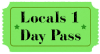 Local's Single Day Admission. aka local day pass